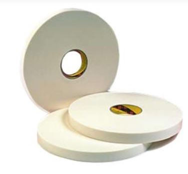 201195361 3M 9536 WIT 19 MM X 66 M ROL DUBBELZIJDIGE TAPE 1 MM DIK